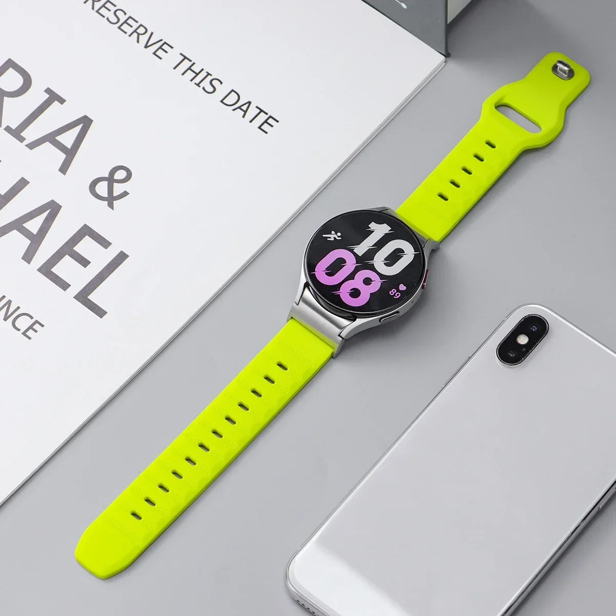 Silicone Strap for Samsung Galaxy Watch 6/5/4 40mm 44mm Watchband 20mm Sport Bracelet Correa for Galaxy 6 classic 47mm 43mm 5pro
