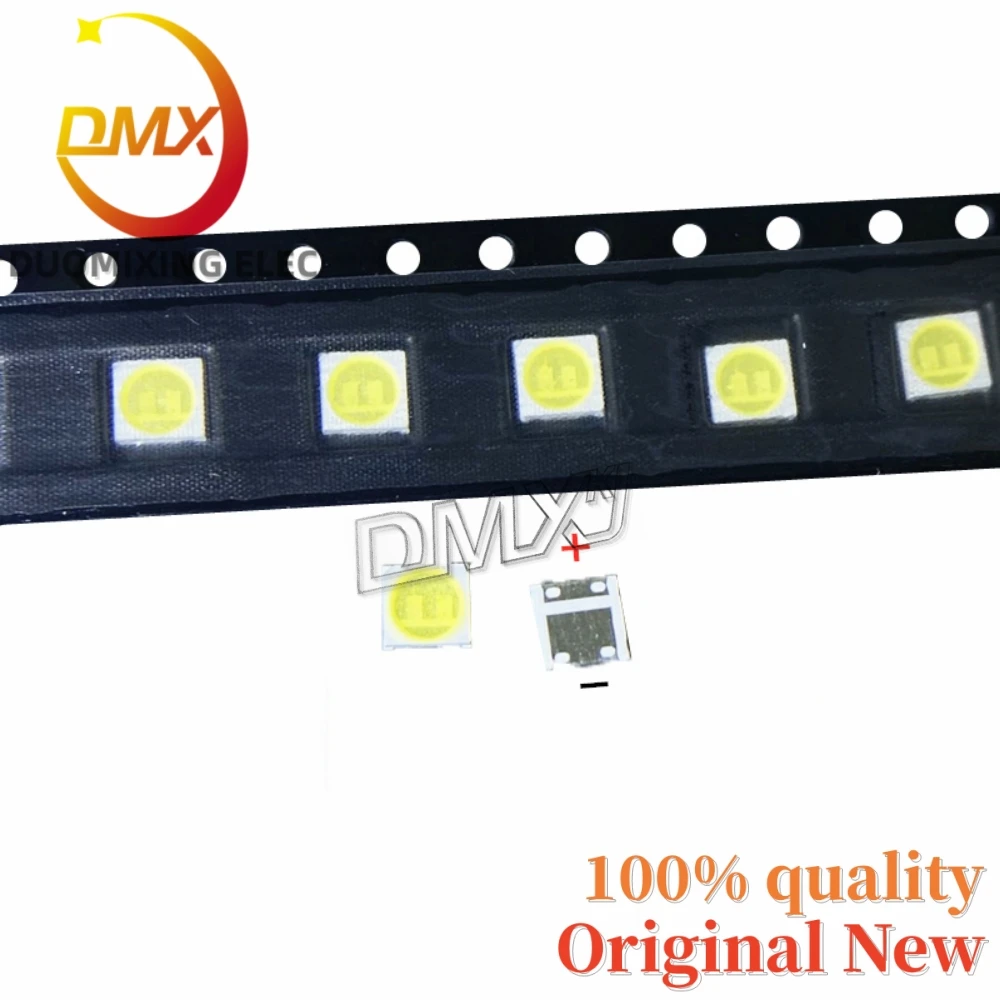 100-1000PCS Original For LG maintenance LED LCD TV display backlight bead 2W 6V 3535 highlights cold white replace LATWT391RZLZK