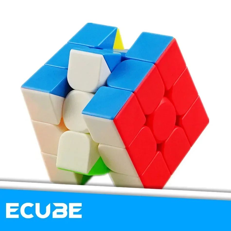 [ECube] MoYu MeiLong 3/3C 3x3 sans colle noir Macaron magique sans colle 3 couches vitesse Cube magique Puzzle jouets pour enfants