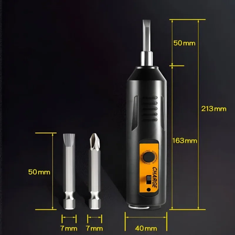 Electric Screwdriver Set Rechargeable Hand Drill Impact Driver Small Cordless Lithium Battery Tool Set Portable Home Use
