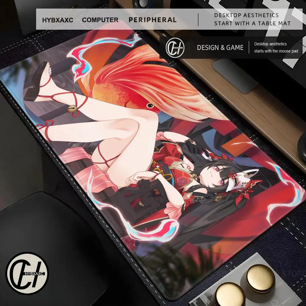 

Mouse Pad Large Honkai Star Rail Sparkle Gamer Keyboard Mat Pads Gaming Desk Protector Laptops Mousepad Deskmat game Mousepad