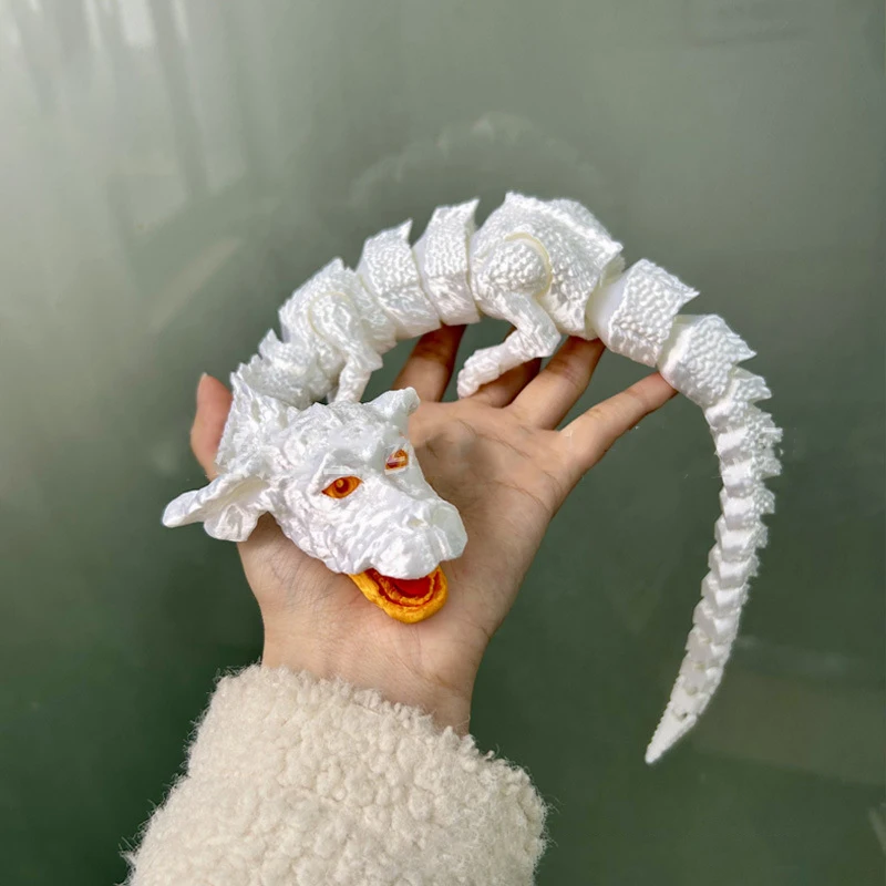 3D プリントドラゴン回転可能な関節ドラゴン関節可動性シミュレーションモデルオフィスデスクトップ装飾家の装飾おもちゃギフト
