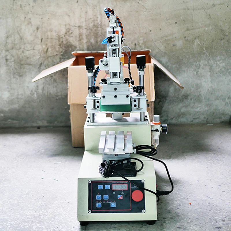 High Precision Screen Printing Machine Semi-automatic Mini Desktop Screen Printing Machine Table Plane Rocker Pneumatic view 6