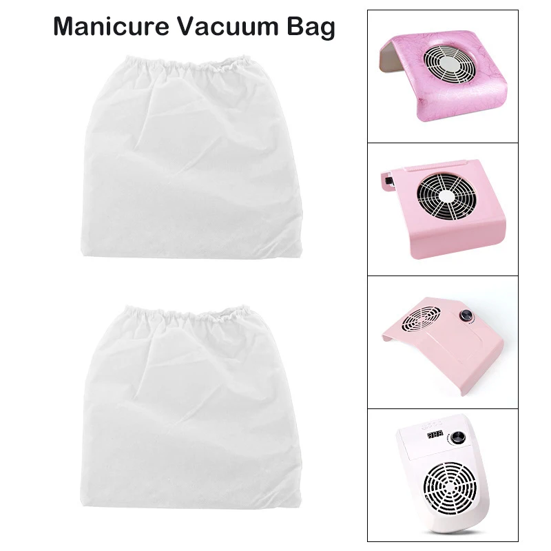 1PCS Nail Dust Collector Bag Vacuum Cleaner Replacement Bag Nail Dust Suction Collection Bag Manicure Dust Nail Equipment Tool