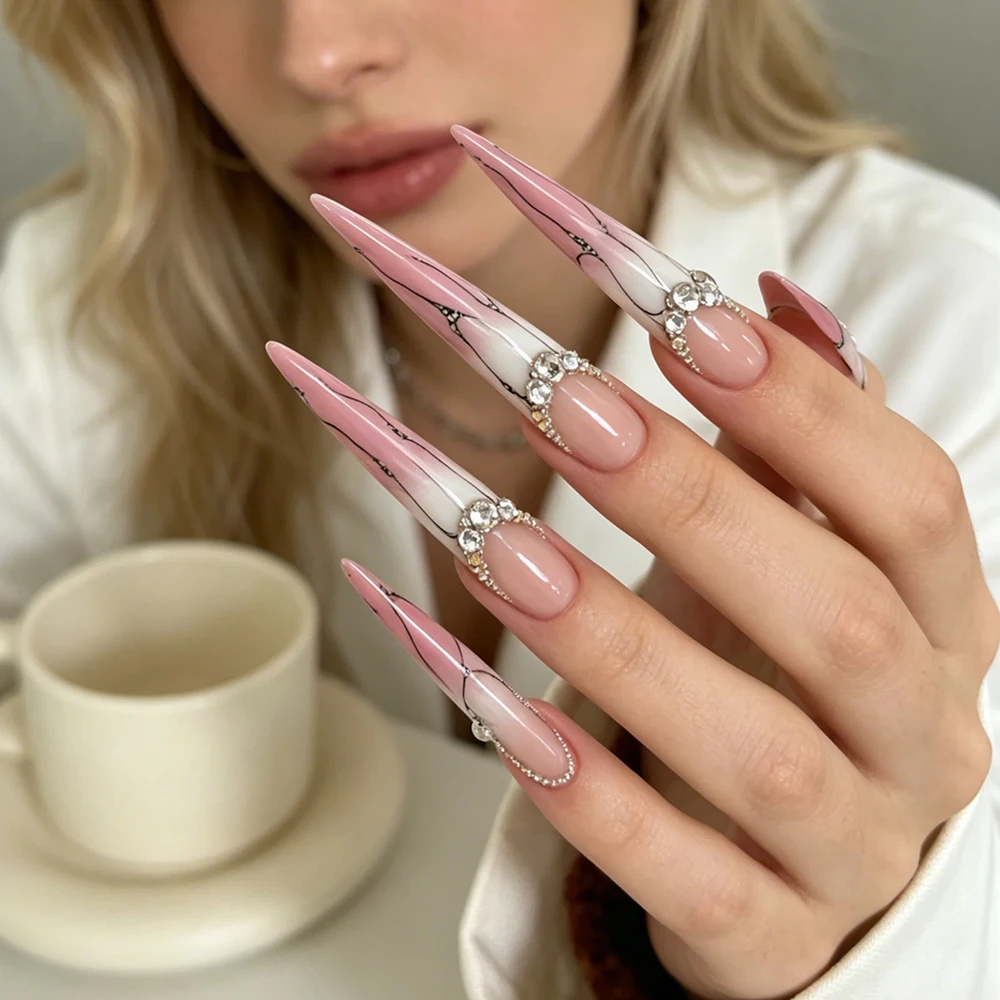 Butterfly Nail Dual Forms 75 Stück, wiederverwendbare Gel-Verlängerungsformen für professionelle Nagelkunst – Detail 6