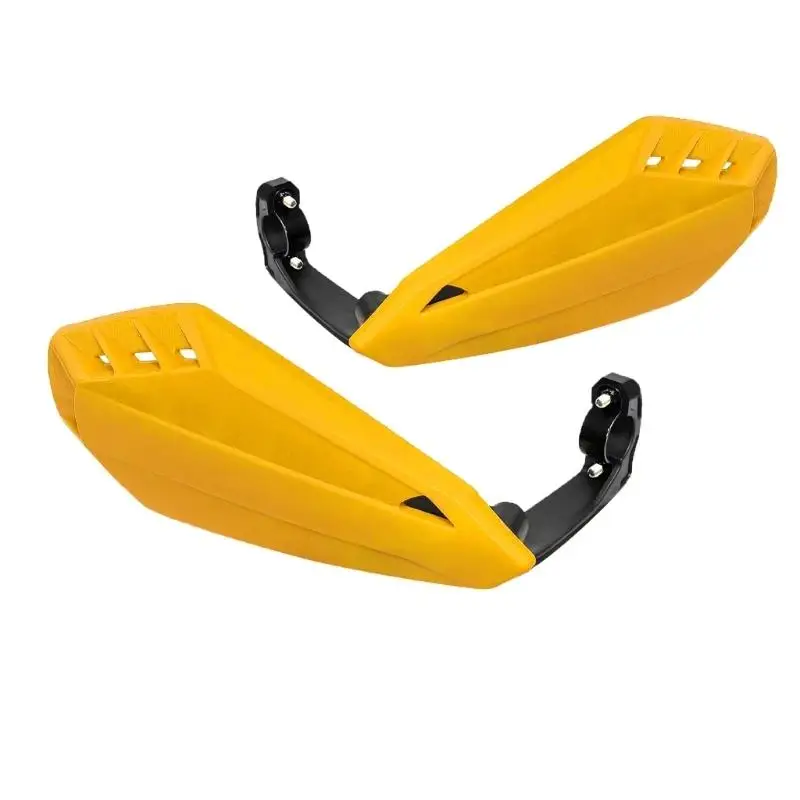 Motorcycle Handguard Set Pair with Shell and Aluminum Bracket Structure Simple Installation Multiple Color for option for Daily
