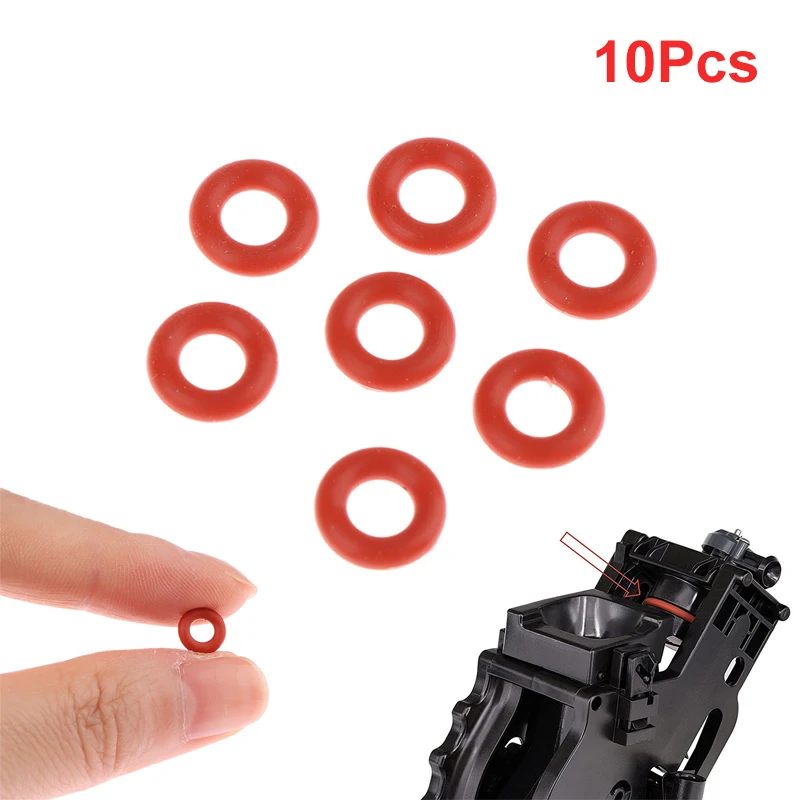 10 Pcs O-rings Food Grade Silicone For Coffee Machine Pressure Tube O Sealing Washer Red VMQ Repair Box Assortment Kit