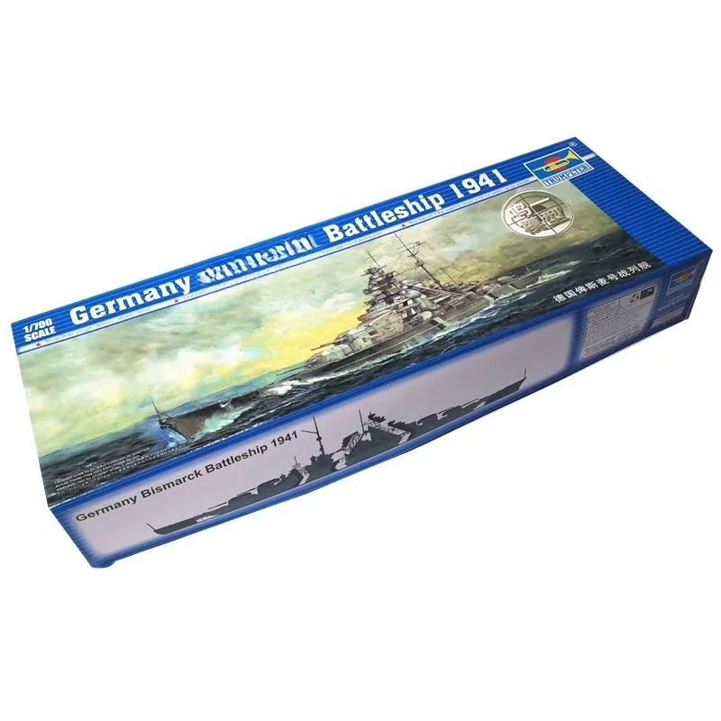 

1:700 линкор 1941, военный корабль времен Второй мировой войны, пластиковая сборка, электрическая игрушка, модель трубача