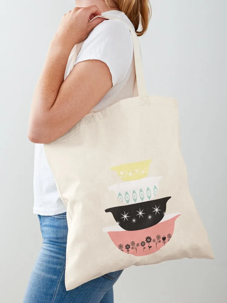 

Pyrex Pretties Tote Bag tote bag woman custom fabric bag Portable shopping Women's shopper
