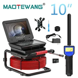 Sewer Endoscope Camera With 512Hz Locator Meter Counter Self-Leveling 10