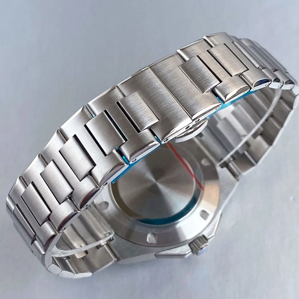 Customized Fashion Mother of Pearl Shell Dial Lume 40mm Sandblasted Case NH35 Mechanical Men Automatic Watch SapphireGlass 10ATM