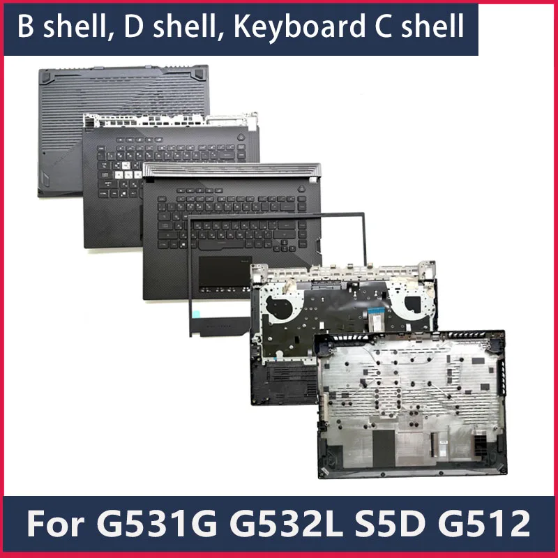 Для ноутбуков Rog Strix Scar 3/4, модель 2022 года G531 G512 S5D G532: корпус, крышка клавиатуры, аксессуары и запчасти.