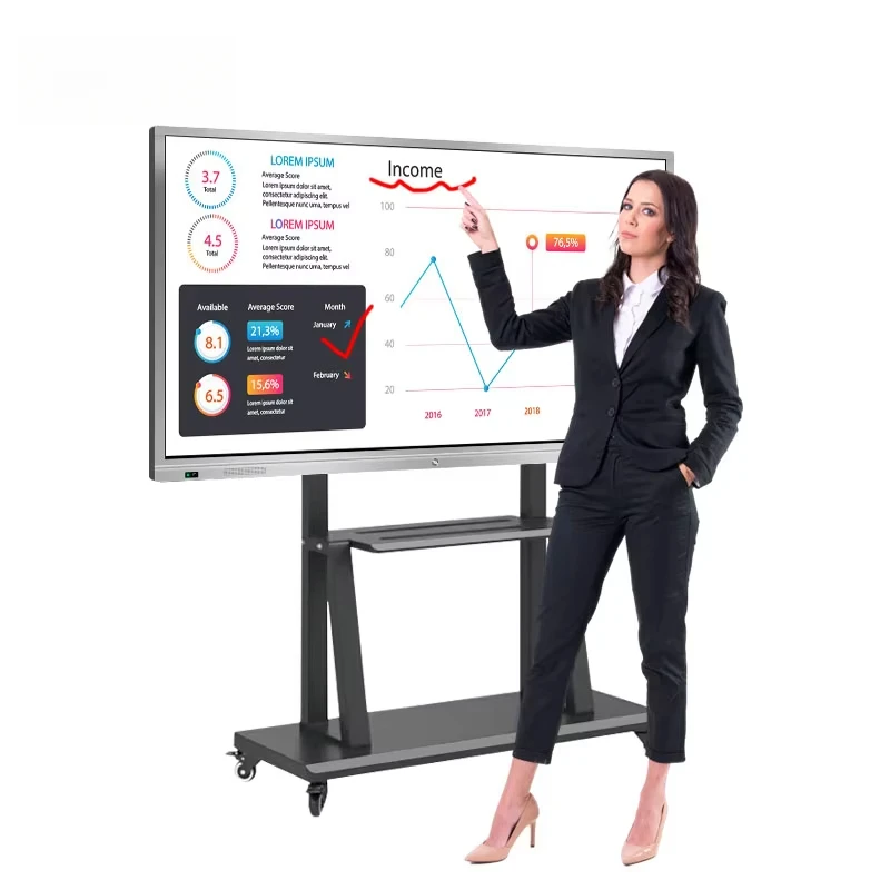 for Teaching board Interactive whiteboard Tablet 75 inch 4k touch meeting room whiteboard