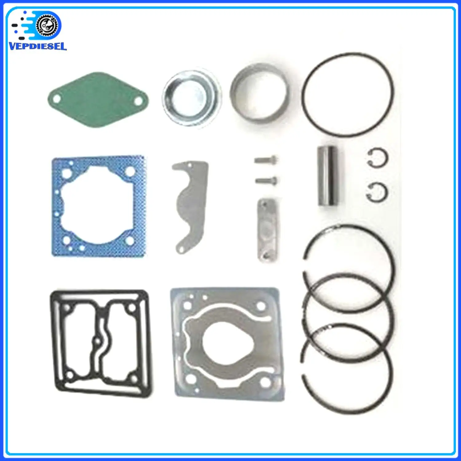 New Air Compressor Repair Kit 3696936 For Cummins ISG Air Compressor Repair cylinder Head