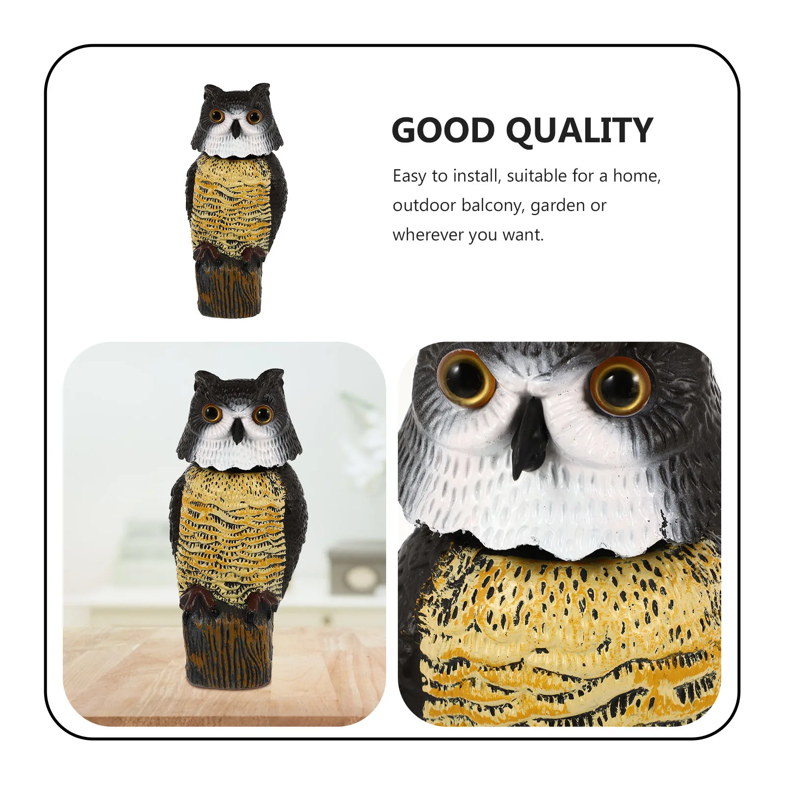 

1pc Simulation Lifelike Decoration Plastic Outdoor Balcony Landscaping Adornment Realistic Ornament Garden Bird Delicate