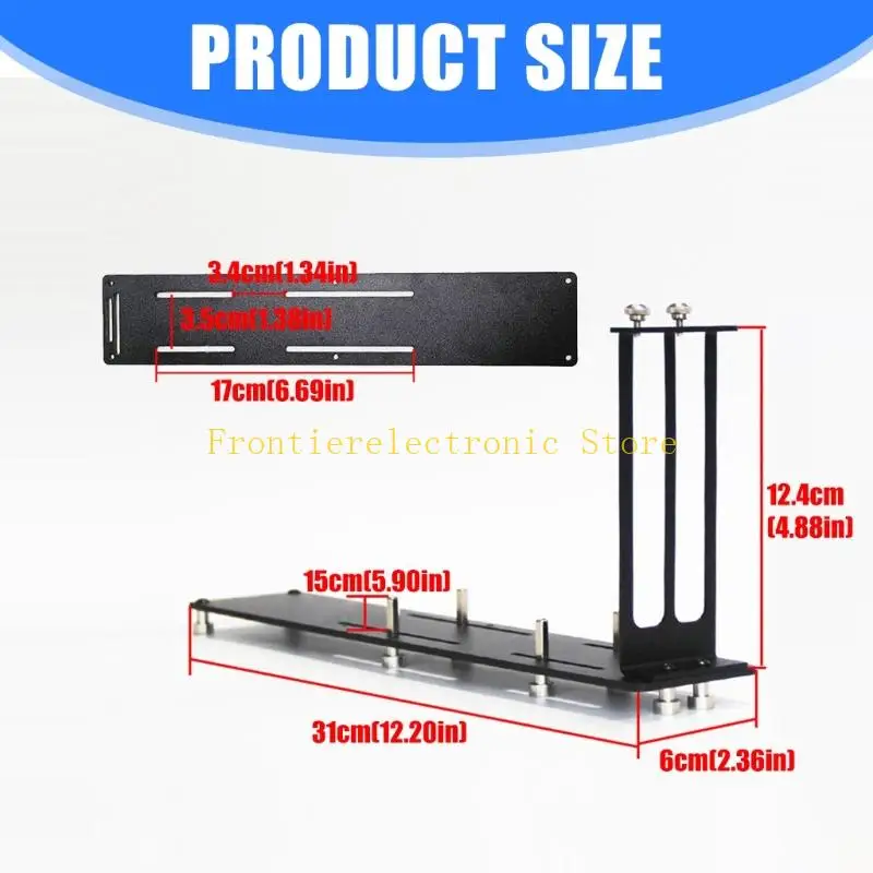 G8DB Vertical Graphics Card Mounting System Aluminum Stand Heat Control for 4060