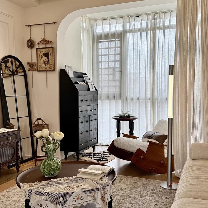 Vertical Acrylic Carbon Steel Telescopic Floor Lamp Beside The Sofa Bedside Study Room Luxury Lifting with Free Adjustment Lamp
