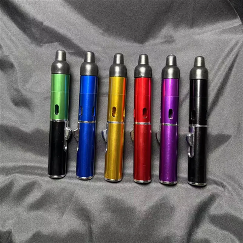 Hot Selling Aromatherapy Lighter Portable Mini Metal Pipe with Volcanic Stone