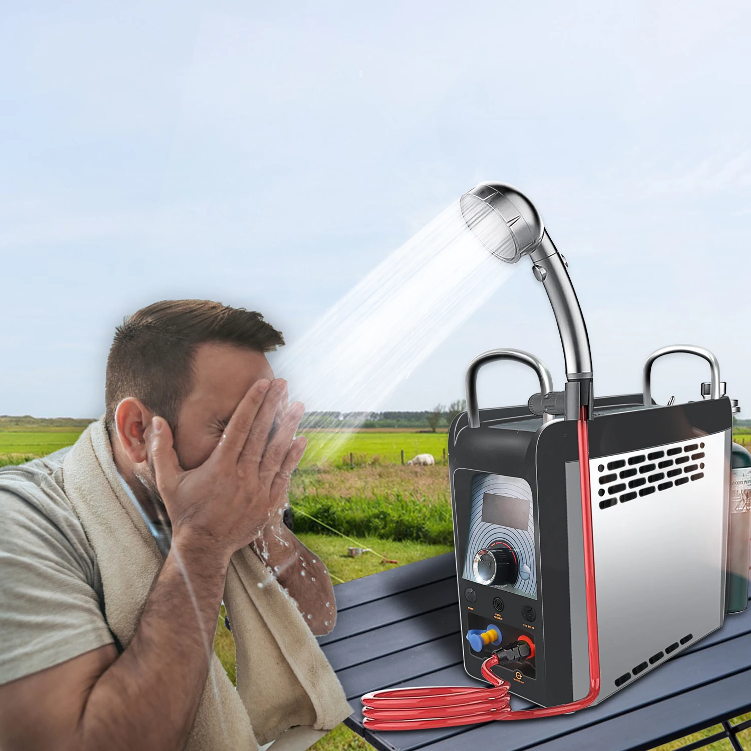 3L Prezzo all'ingrosso Varie specifiche Campeggio Scaldabagni a gas istantanei portatili