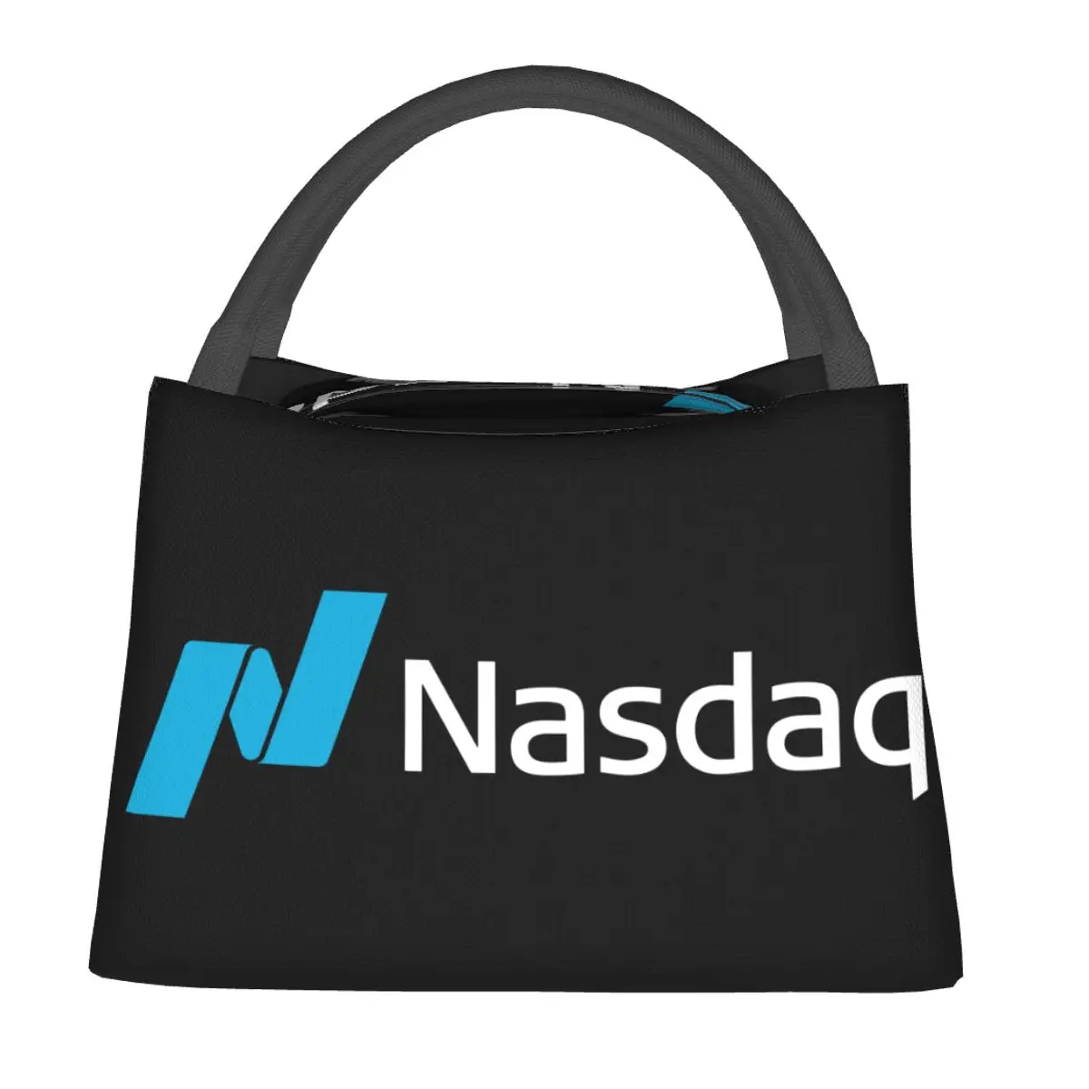 Сумки для обеда Nasdaq Stock Market, теплые изолированные ланч-бокс для пикника, кемпинга, работы, дорожные сумки