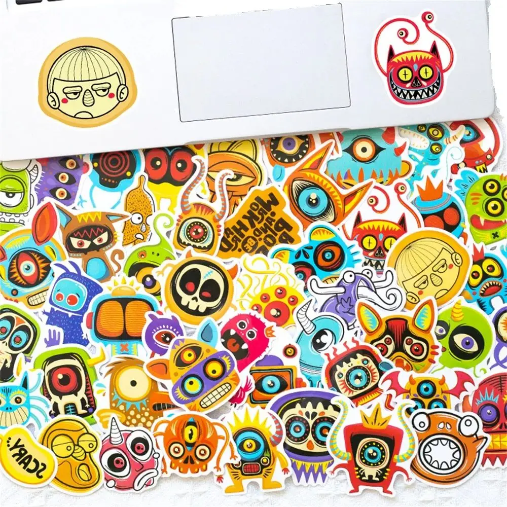 50 STKS gepersonaliseerde cartoon animatie kleine monster graffiti sticker laptop fiets gitaar sticker