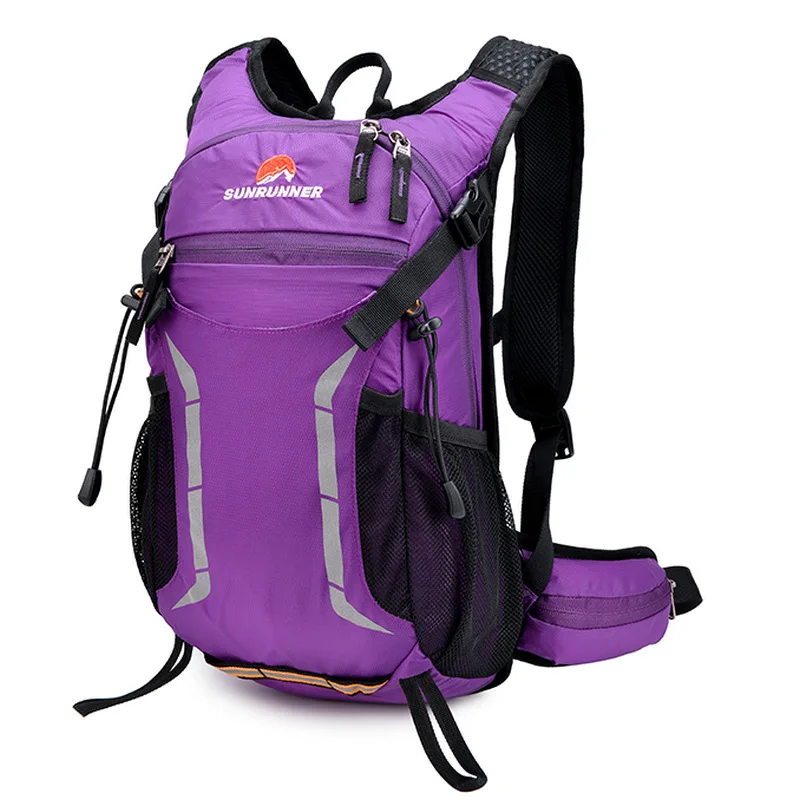 Polyester lightweight outdoor hiking and climbing backpack - Color-matching multi-functional waterproof sports backpack