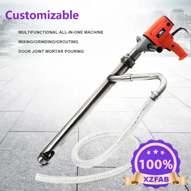 Factory Direct 2026 2000W Gun Portable Cement Waterproof And Leak Filling Grouting Door Joint Mortar Pouring Tool Hot sales
