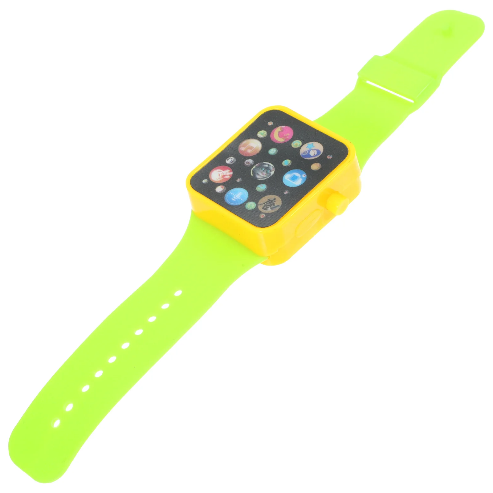 Reloj para niños, juguete educativo, reloj de pulsera de aprendizaje, reloj de pantalla táctil multifunción, reloj de juguete (verde)