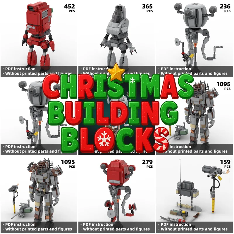 Falowt！The mechanical Scout robot is a collection of building blocks, featuring detailed sci-fi robots and complex designs