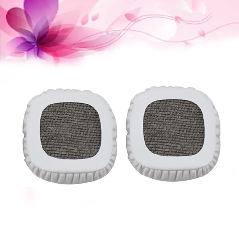 

A Pair of Replacement 70x70mm Square Shaped PU Earpads Ear Pads Ear Cushions for MAJOR Headphones (White)