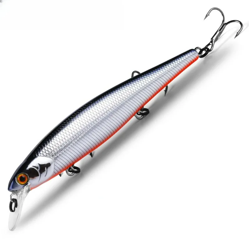 

Luya Sea Fishing 9.7cm9.8g Mino False Bait Top Grade False Bait Firm Sharp Swinging Noise Containing Beads Fishing Tool Hook
