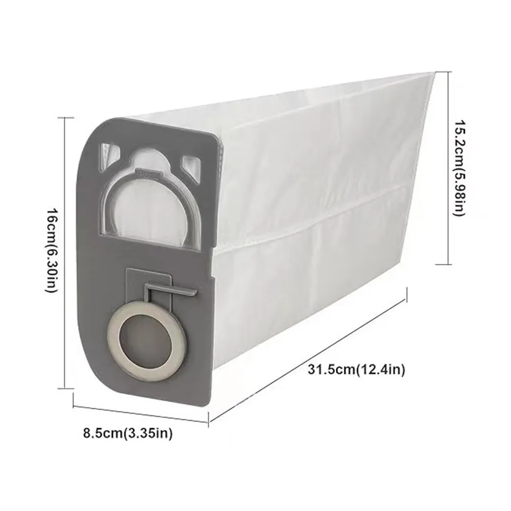HEPA Vacuum Bags For For Riccar R25 Series R25S R25D R25P Replace R25HC-6 Meltblown Non-woven Dust Filter Accessories 4 10 Pcs