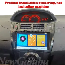 9 Inch Radio For TOYOTA YARIS VITZ PLATZ 2005-2011 Frame DVD Player Install Surround Trim Panel Audio Frame Cover