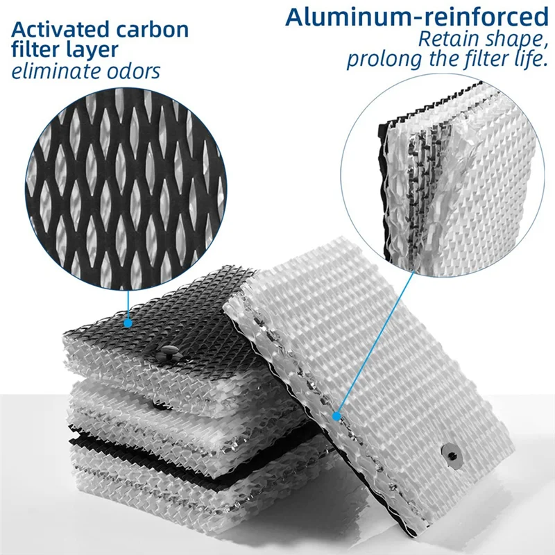 HWF100 Humidifier Wick Filter E Replacements for Holmes HWF100-UC3 Bionaire BWF100 Humidifiers - 4 Pack image 5