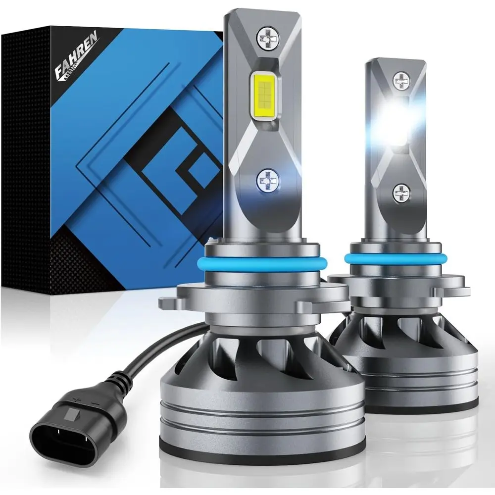 

Upgraded HB3 9005 Fog Lights, 30,000 Lumens, 6500K Daylight, 7-Year Life, Cooling Fan, Plug-and-Play, Waterproof IP68, Pack of 2