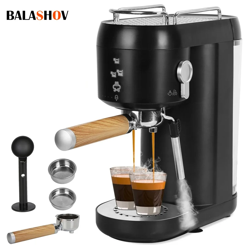 Professional Espresso Coffee Maker Electric Italian Coffee Machine 15 Bar Automatic milk frother Cappuccino Latte Espresso maker