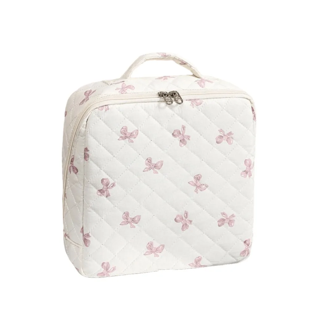 

Durable Quilted Travel Storage Bag Large Capacity Multifunctional Makeup Bags Cosmetic Bags