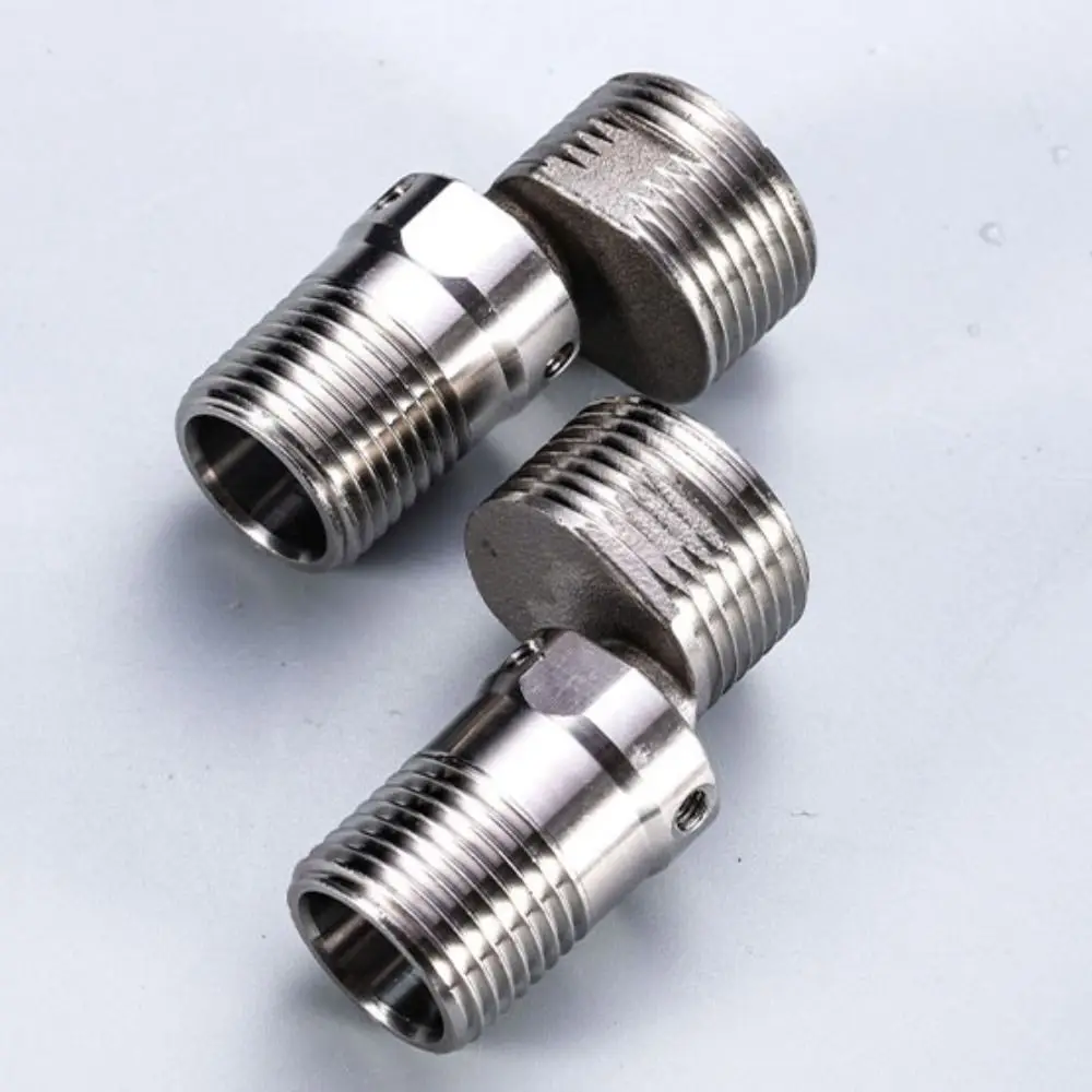 

Смеситель с регулировкой угла, изогнутая ножка, универсальная резьба, эксцентриковый винт, угловой адаптер для смесителя для душа 360° ° Вращающийся