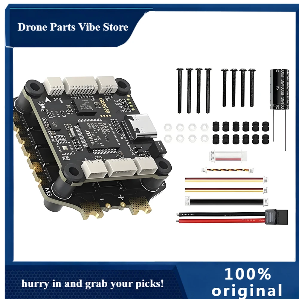 APGEPRC TAKER F722 BLS 65A V2 Flight Stack F722-HD V2 Flight Controller TAKER H65_8S_BLS 65A 4IN1 ESC For RC FPV Drone