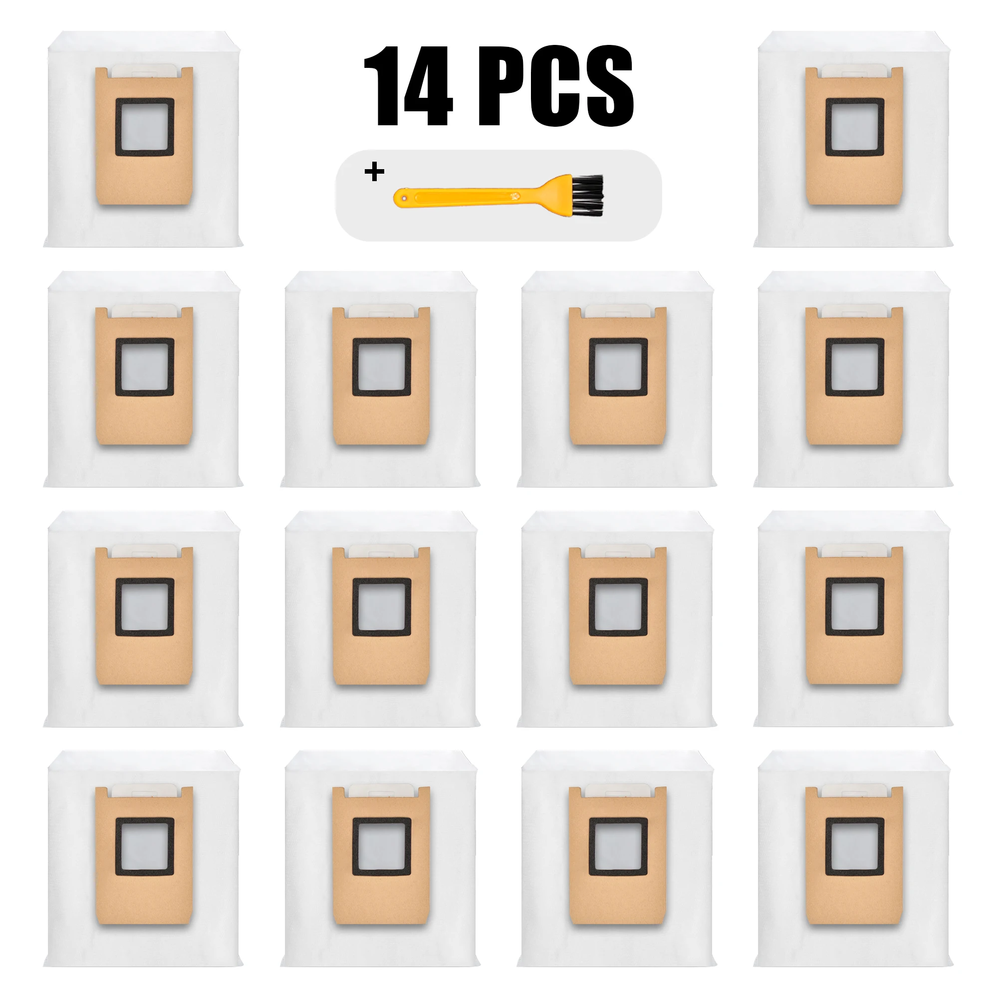 E25 Dust Bags Compatible with Eufy E28 Omni/ E25 Omni Robot Vacuum, 3L Large Capacity, Heavy-Duty Tear-Resistant Design