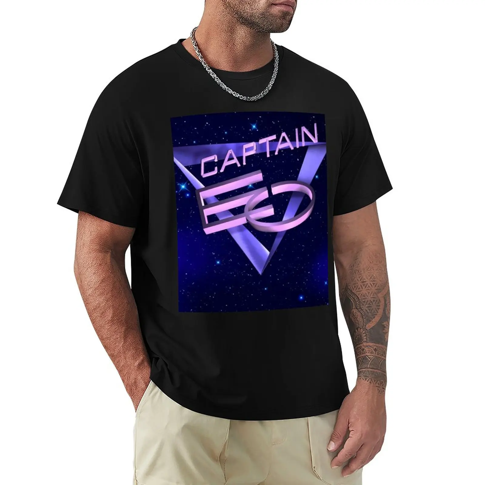 

Captain EO T-Shirt custom t shirts design your own boys animal print shirt anime clothes clothes for men