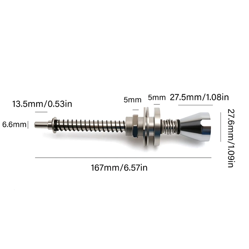 Pinballs Nạp Lò Xo Máy Pinballs Pit Tông Bắn Súng Lắp Ráp Arcade Phần