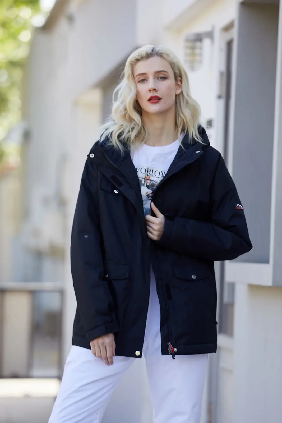 

Ski Suit Women's Sin gle Board And Double Bo ard Mountaineering Outdoor Skiing Windpro of Waterproof And Warm OT4