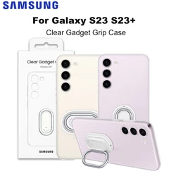 Original Clear Slim Phone Case for Samsung Galaxy S23/S23+ /S23 plus Multifunction Gadget Grip Protective Cover