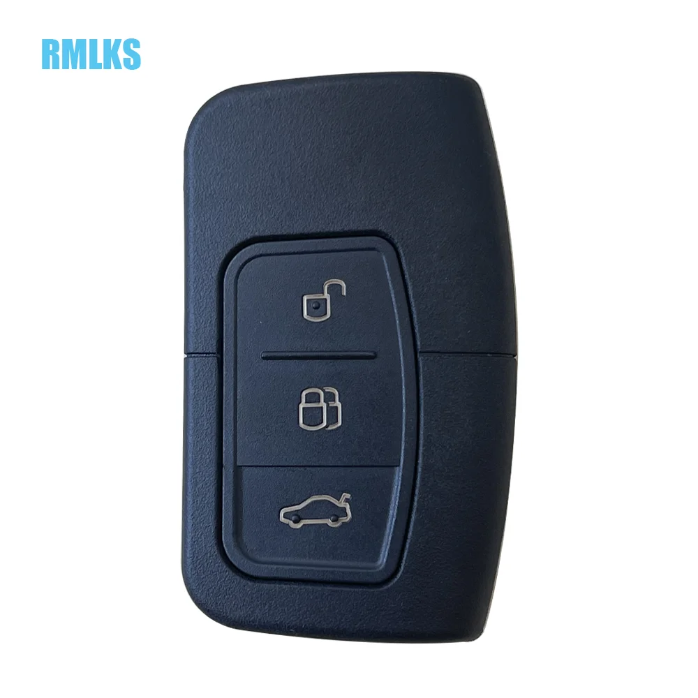 

Smart Remote Key Shell Case 3 Buttons For Ford Focus Mondeo Galaxy S-Max C-Max Kuga With HU101 Emergency Key Blade