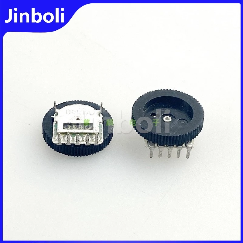 20PCS 16*3MM Dial Gear Potentiometer A10K A103 Duplex 5Pins Radio Volume Wire Control Volume Adjustment Switch