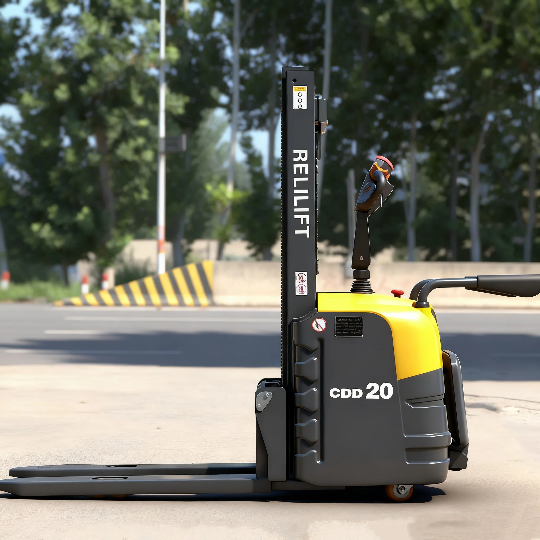 2 Ton Lift 3.5 m Heavy-Duty Ideal for Large-Scale Storage Rapid Operation & Sturdy Design with CE Certificate Electric Stacker