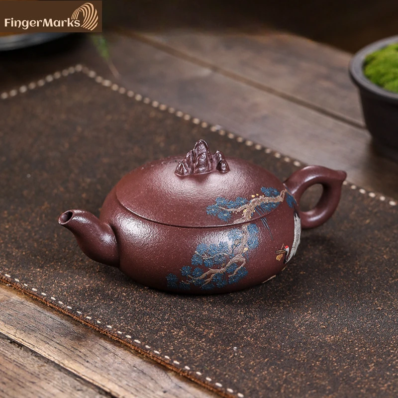 

280ml | Authentic Yixing Zisha Teapot | Guan Shan - 30 Mu Zi Ni