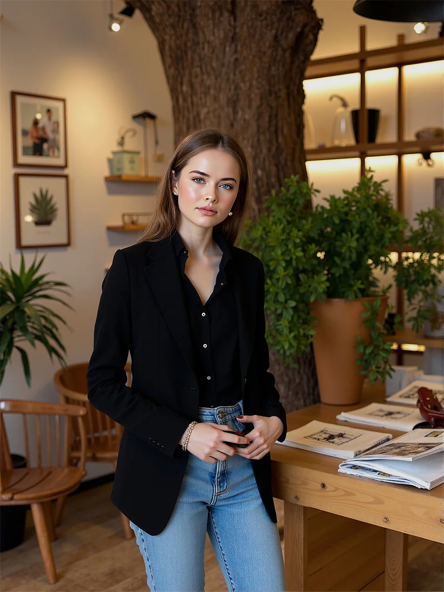 

Белый женский вечерний костюм, кожаный облегающий рабочий шаль, осенний наряд с силуэтом из чистого блесток, легкая закрытая талия, двухслойная