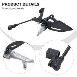 Brake Pedal Lever Foot Peg Bracket Brake Pedal Foot Peg Bracket Left Motorcycle For KAWASAKI NINJA250R 2008-2016